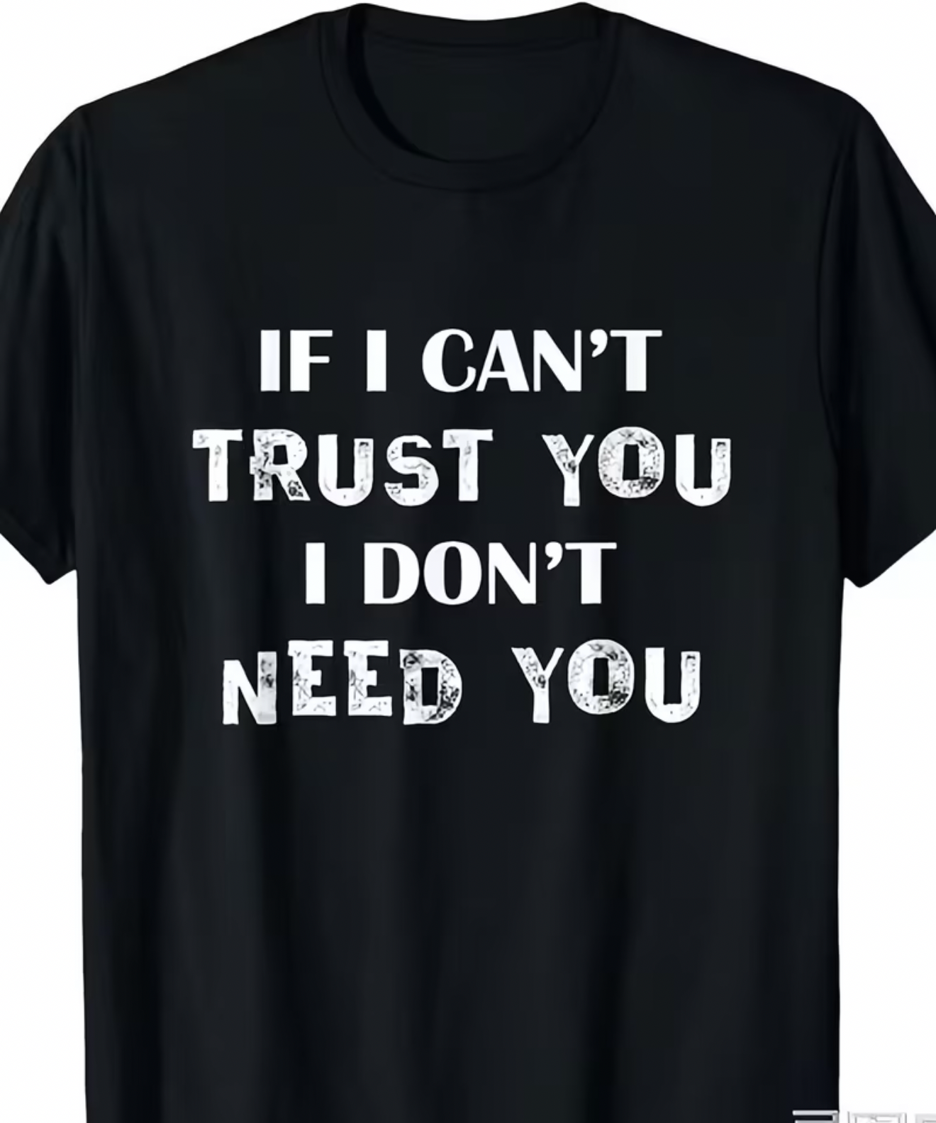 If I can’t trust