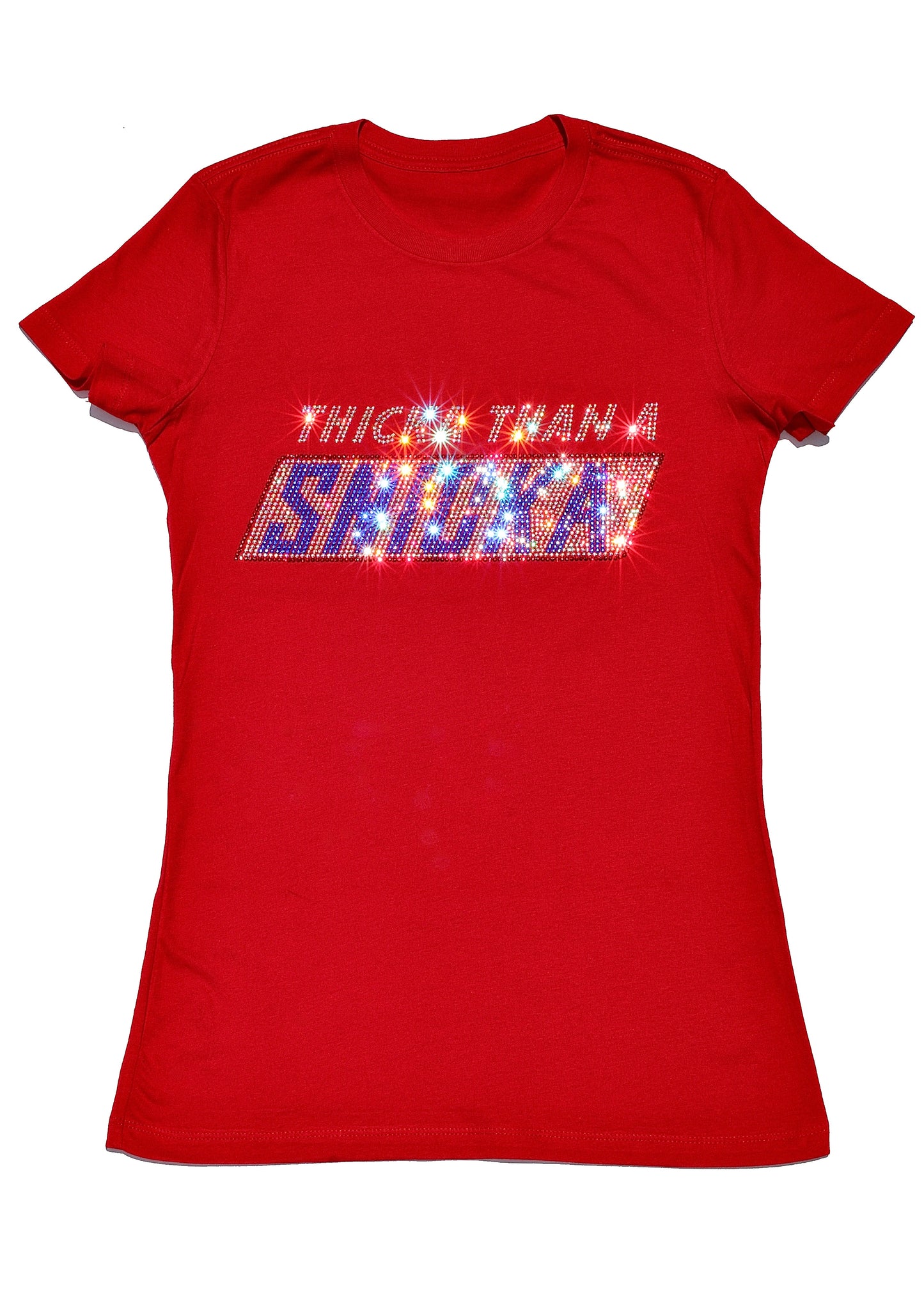 THICKA THAN A SNICKA TEE (Swarovski Diamond)